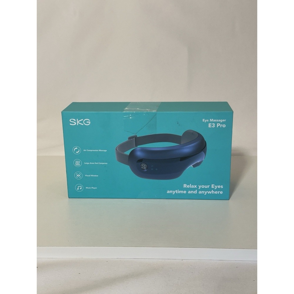 【SKG Official】E3 PRO Eye Massager with Heat, Bluetooth Heated  for Relief